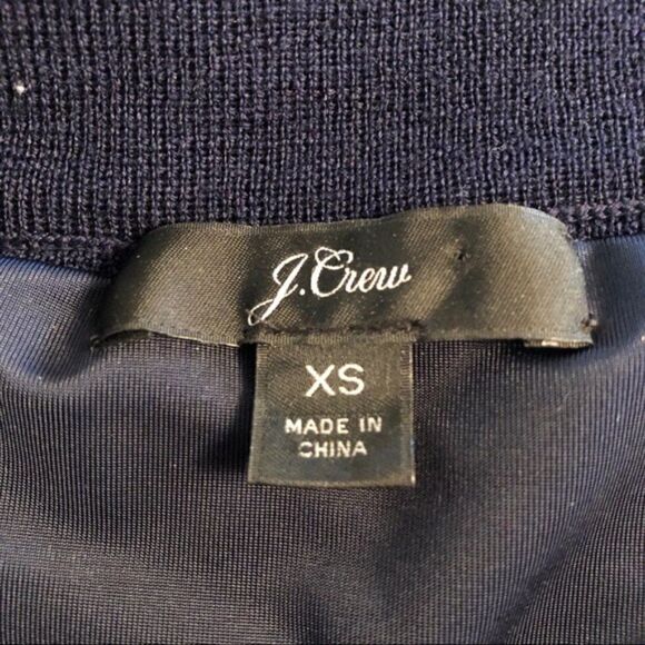 J. Crew Striped Merino Knit Sweater Skirt - Picture 4 of 4